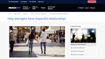 ReachOut: Helping Teens have Respectful Relationships